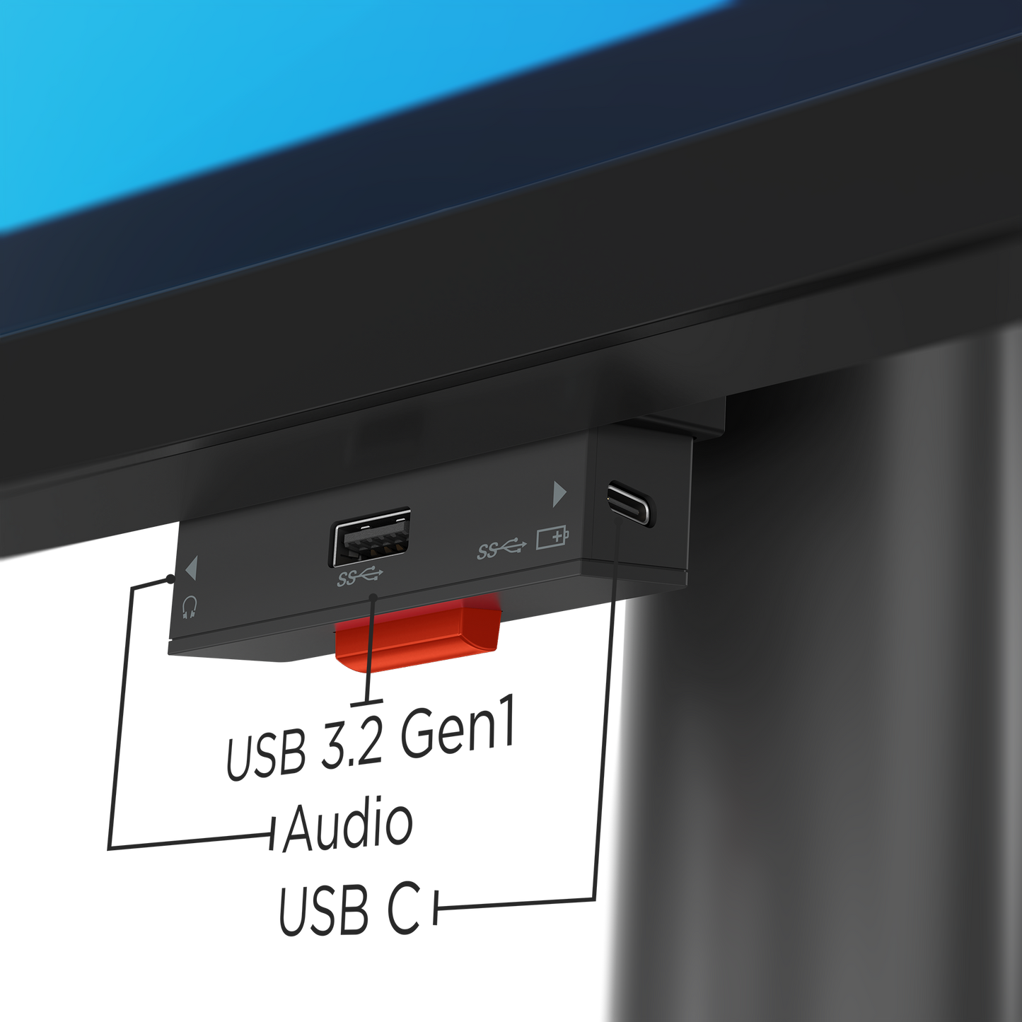 Monitor LED ThinkVision P40W-20, 39.7 inch, 5120X2160 WLED, 4ms, Anti-glare, Negru