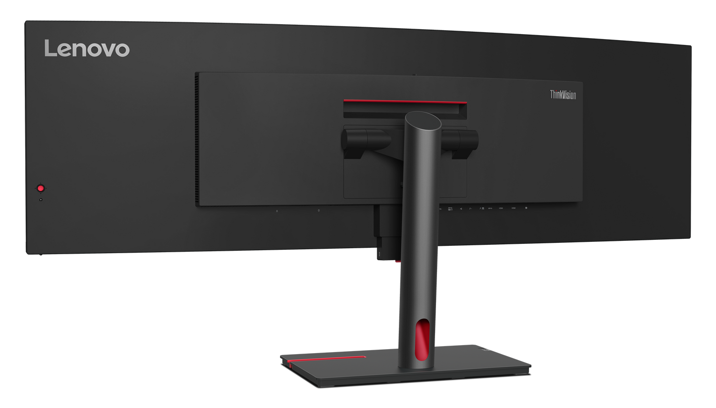 Monitor LED ThinkVision P49w-30, 49 inch, 5120x1440 WLED, 4ms, Anti-glare, Negru