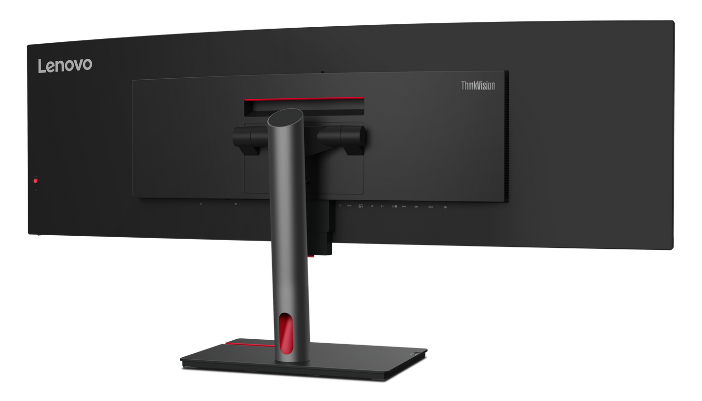 Monitor LED ThinkVision P49w-30, 49 inch, 5120x1440 WLED, 4ms, Anti-glare, Negru
