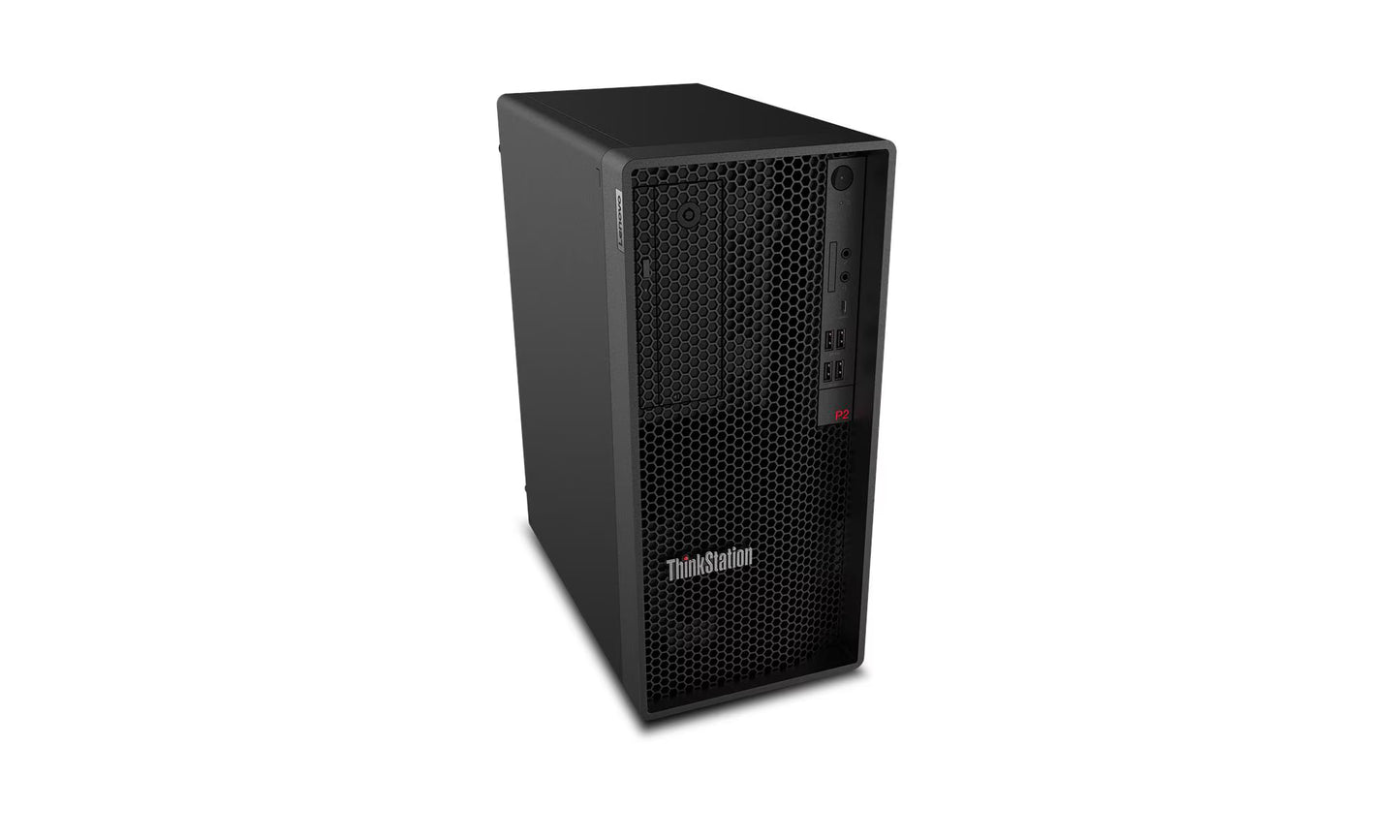 Calculator Lenovo ThinkStation P2 Tower, procesor Intel Core Ultra 9-285, memorie 2×32GB DDR5, 1TB SSD M.2, NVIDIA RTX 2000 ADA 16GB, Windows 11 PRO