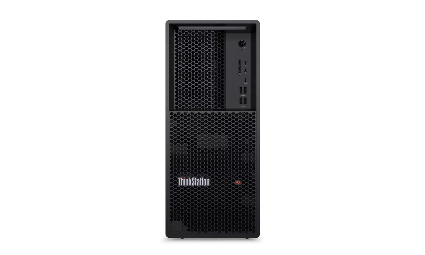 Calculator Lenovo ThinkStation P3 Tower Gen 2, procesor Intel Core Ultra 9-285, memorie 2×32GB DDR5, 1TB SSD M.2, NVIDIA RTX 2000 ADA 16GB, Windows 11 PRO