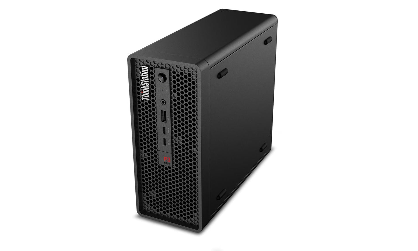 Calculator Lenovo ThinkStation P3 Ultra SFF Gen 2, procesor Intel Core Ultra 9-285, memorie 2×32GB DDR5, 1TB SSD M.2, NVIDIA RTX 4000 SFF ADA 20GB, Windows 11 PRO