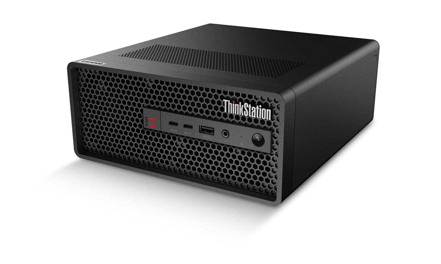 Calculator Lenovo ThinkStation P3 Ultra SFF Gen 2, procesor Intel Core Ultra 9-285, memorie 2×32GB DDR5, 1TB SSD M.2, NVIDIA RTX 4000 SFF ADA 20GB, Windows 11 PRO