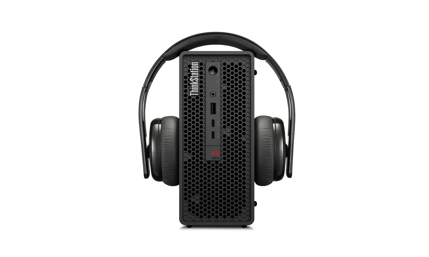 Calculator Lenovo ThinkStation P3 Ultra SFF Gen 2, procesor Intel Core Ultra 9-285, memorie 2×32GB DDR5, 1TB SSD M.2, NVIDIA RTX 4000 SFF ADA 20GB, Windows 11 PRO