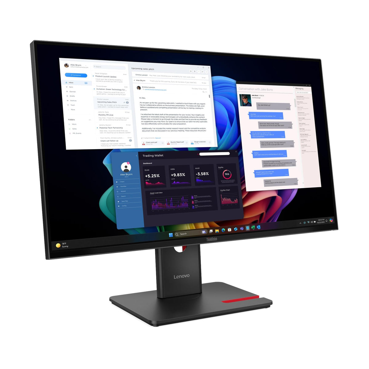 Lenovo ThinkVision T27UD-40 - imaginea 1