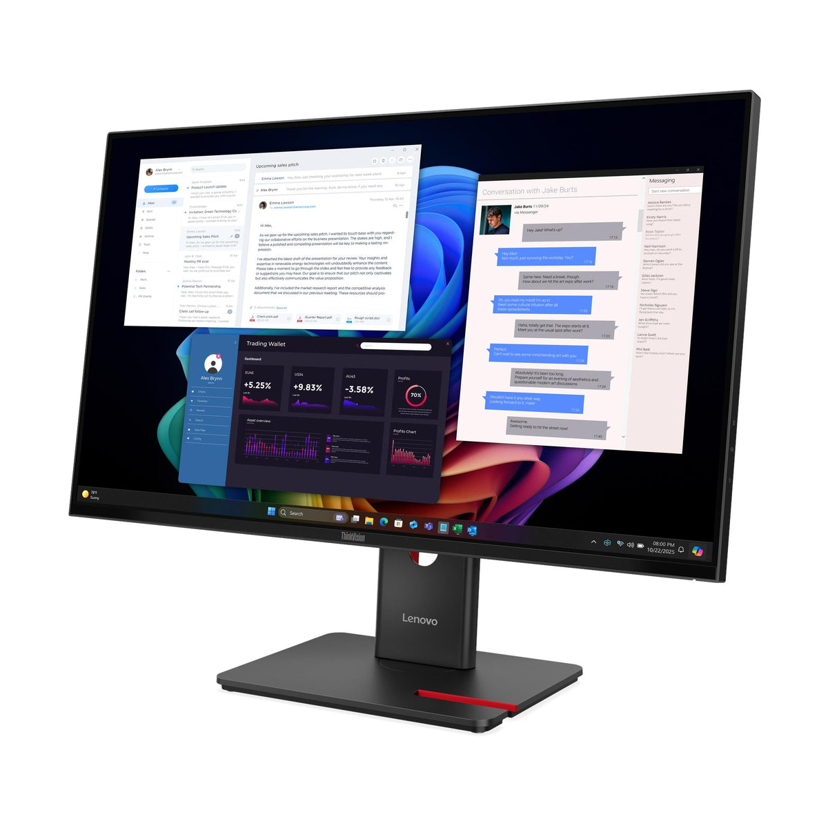 Lenovo ThinkVision T27UD-40 - imaginea 2