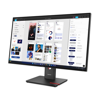 Monitor LED ThinkVision T32UD-40, 32 inch, 3840x2160, 4 ms, Negru