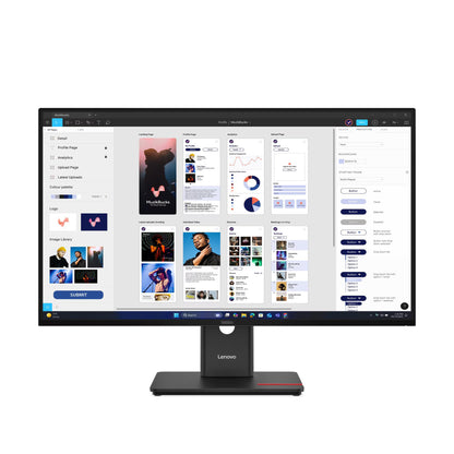 Monitor LED ThinkVision T32UD-40, 32 inch, 3840x2160, 4 ms, Negru