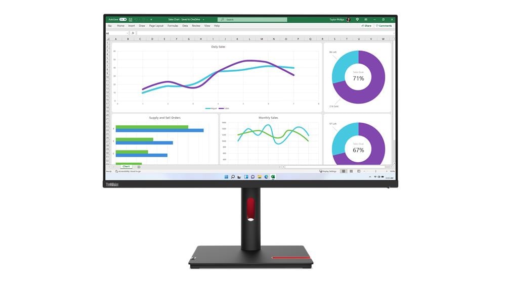 Lenovo ThinkVision T32h-30 - imaginea 3